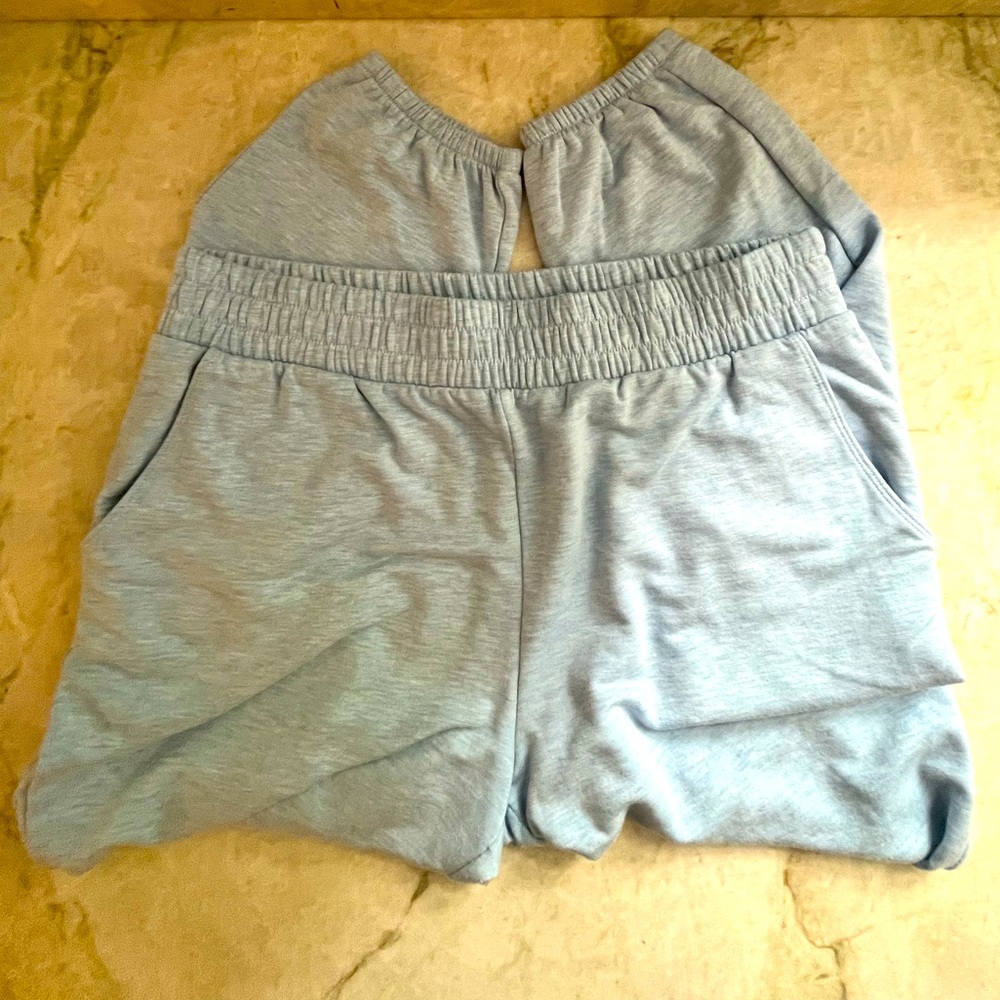 J Crew Pull-on jogger pant in Cloud fleece